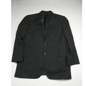 Brooks Brothers Brooksease 2 piece suit blazer & pant, 39R, dark gray pinstripe